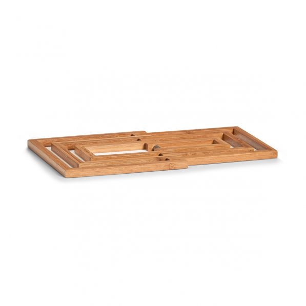 ZELLER Bamboo 19 x 19 cm - podkładka pod garnek rozkładana bambusowa