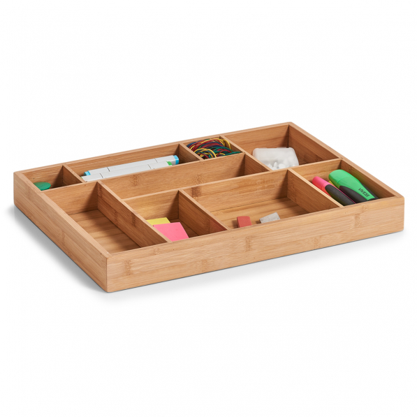 ZELLER Bamboo 44,5 x 32 cm - organizer / wkład do szuflady bambusowy