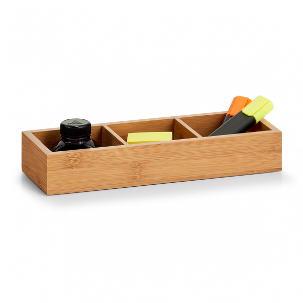 ZELLER Bamboo Shared - organizer na biurko bambusowy