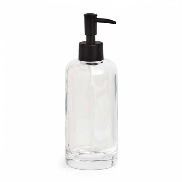 ZELLER Clear 330 ml - dozownik do mydła w płynie lub płynu do mycia naczyń szklany