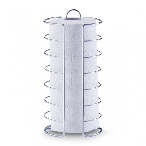 ZELLER Silver - stojak na ręczniki papierowe metalowy