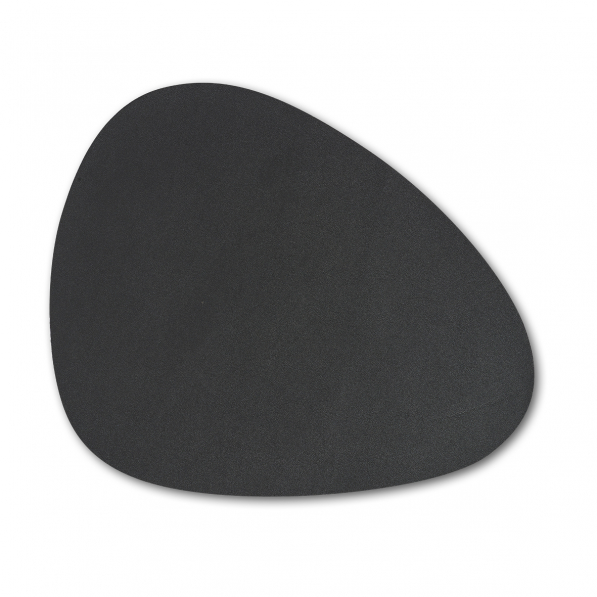 ZELLER Leather 42 x 34 cm czarna - mata stołowa plastikowa