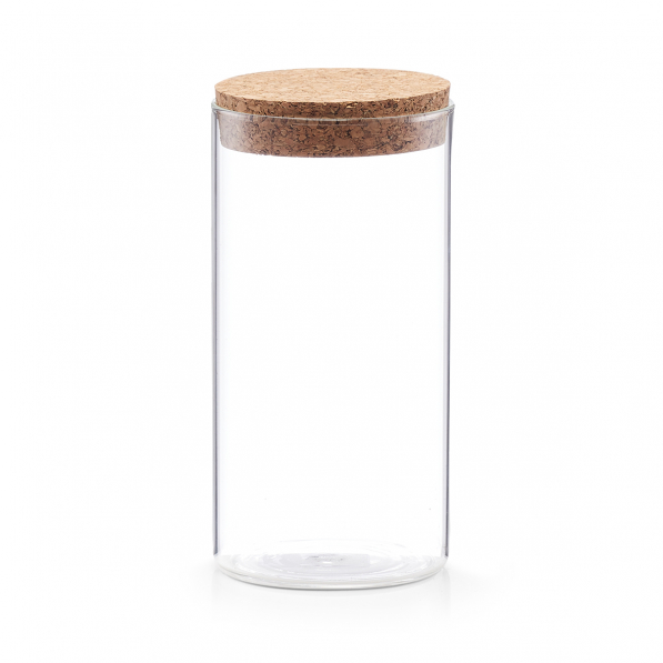 ZELLER Practic Glass 0,55 l - słoik / pojemnik na produkty sypkie szklany z pokrywką