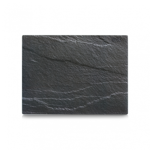 ZELLER Slate 40 x 30 cm - deska do krojenia szklana