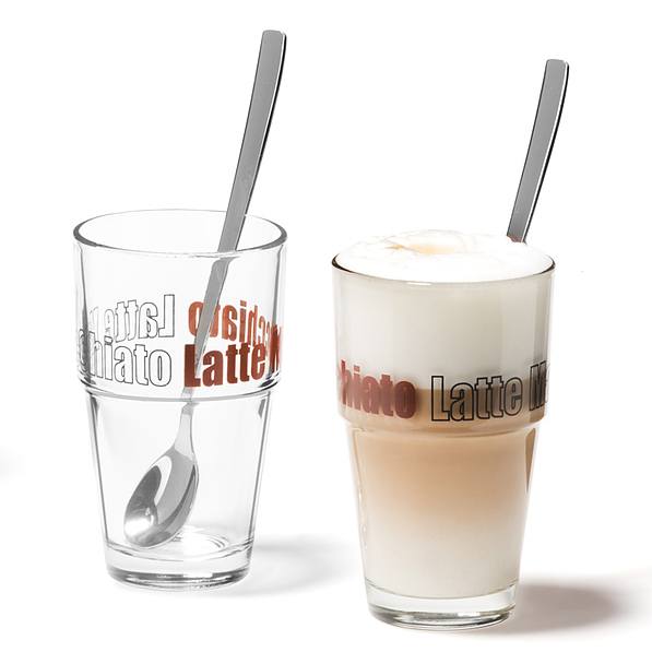 Zestaw do kawy latte macchiato LEONARDO SOLO