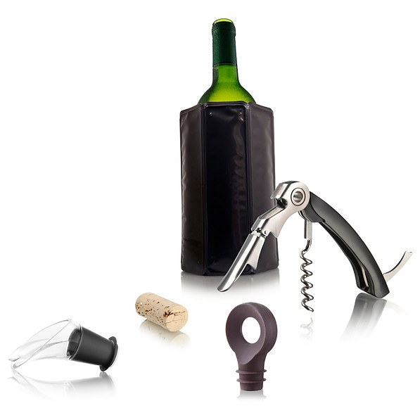 VACU VIN Vine 6 el. - zestaw akcesoriów do wina plastikowy