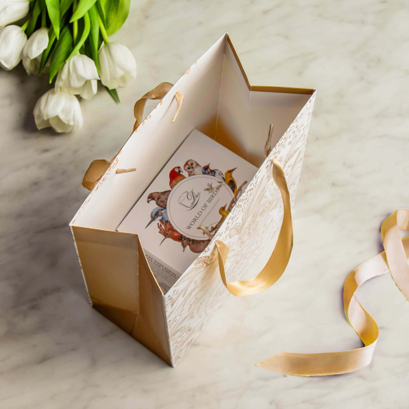 Zestaw prezentowy dla niej - kubek porcelanowy z torebką prezentową