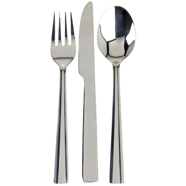 Zestaw sztućców na 1 osobę ze stali nierdzewnej EXCELLENT HOUSEWARE 3 el.