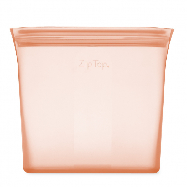 ZIP TOP Bags Peach 0,71 l brzoskwiniowy - woreczek strunowy wielorazowy na żywność