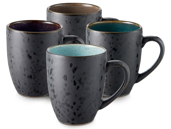 Kubki kamionkowe BITZ STONEWARE 300 ml 4 szt