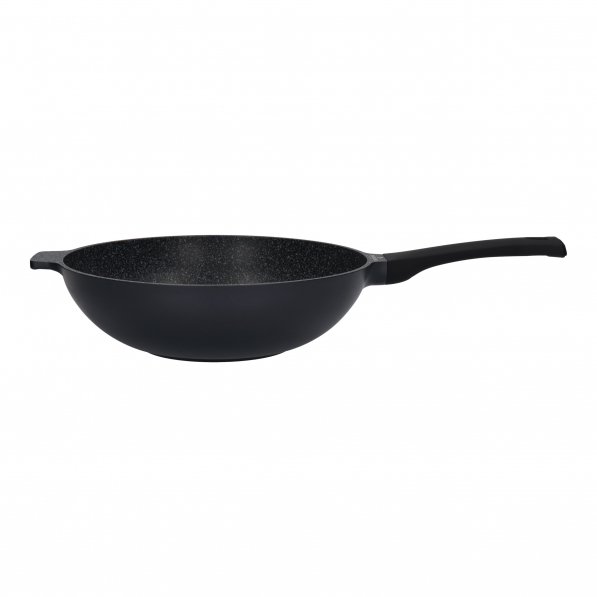 ZWIEGER Black Stone 32 cm czarny - patelnia / wok nieprzywierający