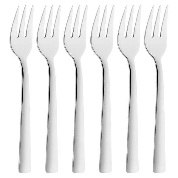 ZWILLING Dinner 6 szt. - widelczyki do ciasta ze stali nierdzewnej