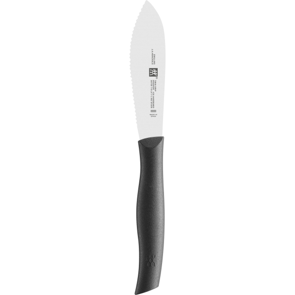 ZWILLING Grip 11 cm czarny - nóż do krojenia bułek stalowy