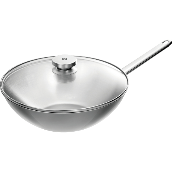 ZWILLING Plus 30 cm - patelnia / wok stalowy z pokrywką