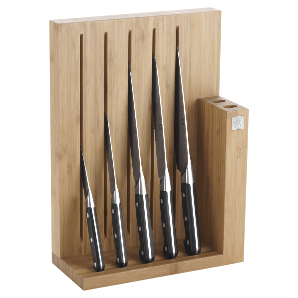 ZWILLING Pro 6 el. - noże kuchenne ze stali nierdzewnej w bloku magnetycznym