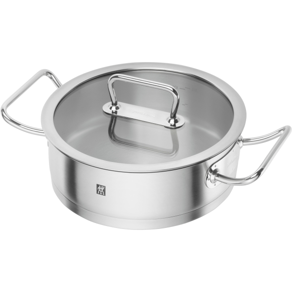 ZWILLING Pro Saute Pan 24 cm - patelnia stalowa z pokrywką