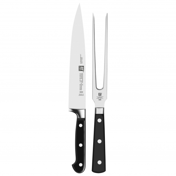 ZWILLING Professional 18 cm - widelec i nóż do mięsa ze stali nierdzewnej