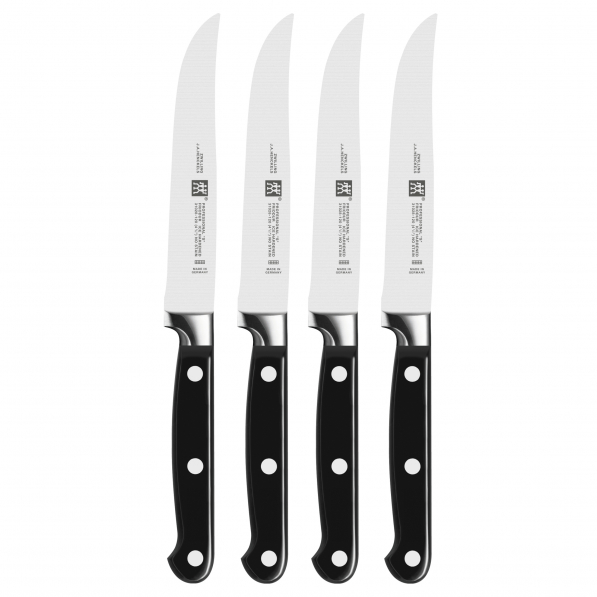ZWILLING Professional S 4 szt. czarne - noże do steków ze stali nierdzewnej 