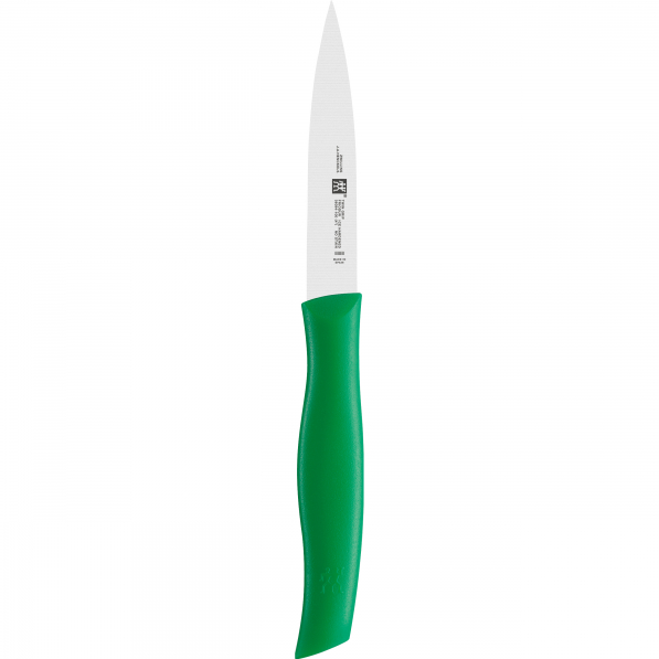 ZWILLING Twin Grip 10 cm zielony - nóż do warzyw i owoców stalowy