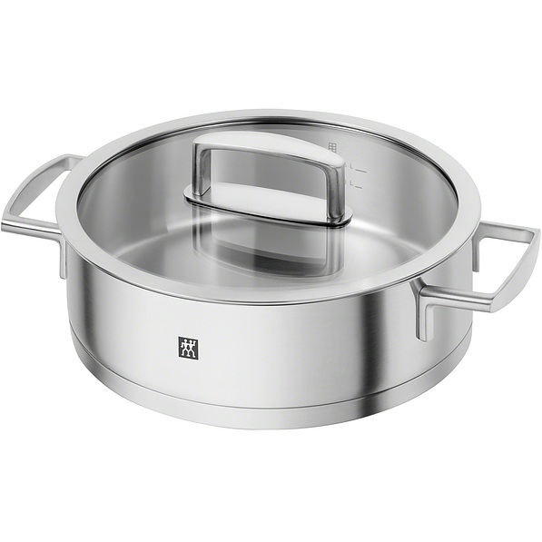 ZWILLING Vitality Saute Pan 24 cm - patelnia stalowa z pokrywką