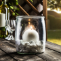 Słoik / Lampion dekoracyjny szklany 20 cm
