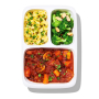 OXO Prep And Go 0,97 l - lunchbox / śniadaniówka trzykomorowa