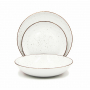 Serwis obiadowy porcelanowy na 6 osób ĆMIELÓW CITY (18 el.)
