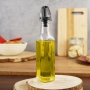 Butelka na oliwę i ocet z dozownikiem szklana 0,25 l