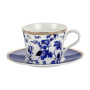 Filiżanka do kawy i herbaty porcelanowa ze spodkiem 200 ml