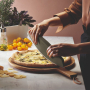 EVA SOLO Green Tool 37 cm - nóż do krojenia pizzy i ziół stalowy