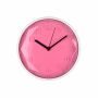 Zegar ścienny plastikowy MONDEX PINK RÓŻOWY 20 cm