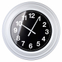 Zegar ścienny plastikowy MONDEX CLOCK CZARNY 66 cm