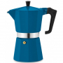 PEZZETTI Italexpress na 6 filiżanek espresso (6 tz) niebieska - kawiarka aluminiowa ciśnieniowa