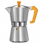 PEZZETTI Italexpress na 6 filiżanek espresso (6 tz) pomarańczowa - kawiarka aluminiowa ciśnieniowa