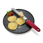 ADHOC Giano 35 cm - tarka kuchenna ręczna do warzyw i cytrusów ze stali nierdzewnej