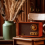 ADLER Rown brązowe - radio retro drewniane