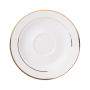 AMBITION Aura Gold 12,5 cm - talerzyk / spodek porcelanowy