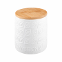 AMBITION Tuvo 0,67 l biały - pojemnik ceramiczny z pokrywką