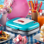 ARIETE Party Time Waffle Maker 700 W niebieska – gofrownica