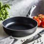 BALLARINI Lazise Sauté 28 cm szara - patelnia nieprzywierająca