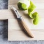 BALLARINI Tevere 7 cm jasnobrązowy - nóż do obierania warzyw i owoców stalowy