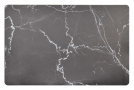 Mata stołowa / Podkładka na stół z polipropylenu MONDEX BASIC KITCHEN MARBLE CZARNA 43,5 x 28,2 cm