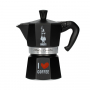 BIALETTI Moka Express Love na 3 filiżanki espresso (3 tz) czarna - włoska kawiarka aluminiowa ciśnieniowa