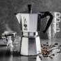 BIALETTI Moka Express na 9 filiżanek espresso (9 tz) - włoska kawiarka aluminiowa ciśnieniowa