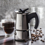 BIALETTI Musa Restyling na 2 filiżanki espresso (2 tz) - kawiarka stalowa ciśnieniowa