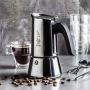 BIALETTI New Venus na 4 filiżanki espresso (4 tz) - kawiarka ze stali nierdzewnej ciśnieniowa