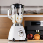 Blender kuchenny kielichowy ze stali nierdzewnej BOTTI ROYAL LINE BIAŁY 1,5 l 500 W