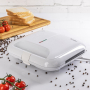 BOTTI Crispo 750 W biały - toster / opiekacz do kanapek elektryczny plastikowy