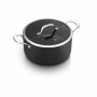 BRABANTIA Balance 2,8 l czarny - garnek aluminiowy z pokrywką