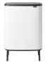 BRABANTIA Bo Touch Bin 60 l biały (130205) - kosz na śmieci plastikowy